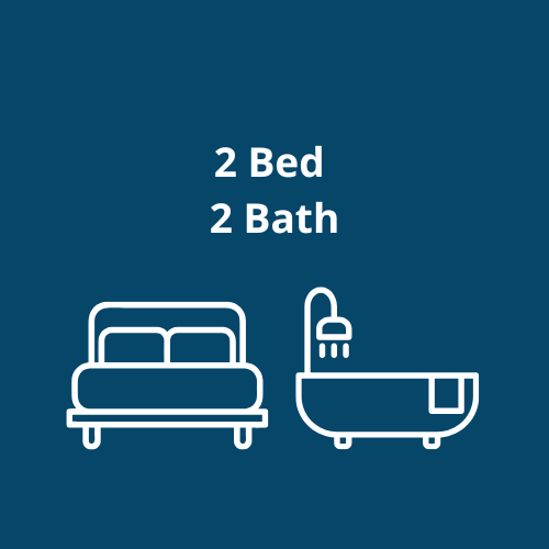 2 bed 2 bath